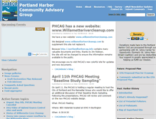 Tablet Screenshot of portlandharborcag.info